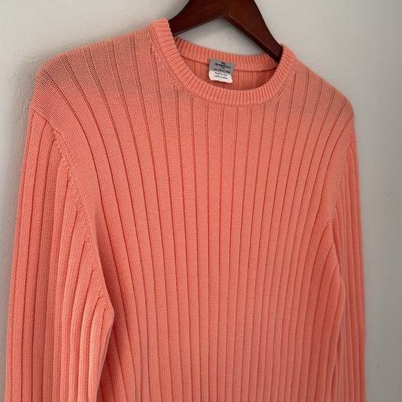 Avon Celli Sweater Womens Large Ribbed Crewneck Long Sleeve Pink Luxury Knit - Picture 5 of 10